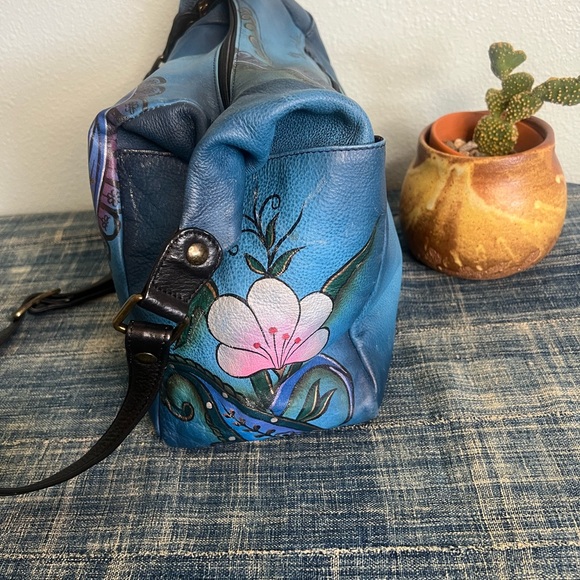 Anuschka Hand-Painted Leather Hobo